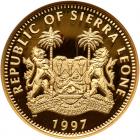 Sierra Leone. 50 Dollars, 1997 ANACS Proof 69 - 2