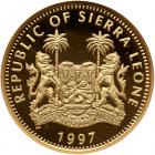 Sierra Leone. 50 Dollars, 1997 ANACS Proof 69 - 2