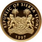 Sierra Leone. 50 Dollars, 1997 ANACS Proof 69 - 2