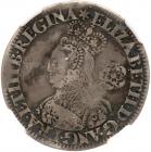 Great Britain. Milled Sixpence, 1562 NGC Fine