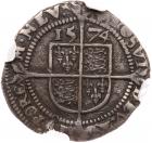 Great Britain. Threepence, 1574 NGC VF - 2