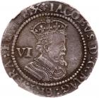 Great Britain. Sixpence, 1624 NGC VF