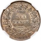 Great Britain. Sixpence, 1852 NGC AU58 - 2