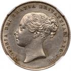 Great Britain. Shilling, 1856 NGC About Unc