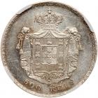 Portugal. 500 Reis, 1855 NGC MS62 - 2