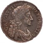 Great Britain. Halfcrown, 1677 NGC AU55