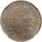 Puerto Rico. 40 Centavos, 1896-PGV NGC AU55 - 2