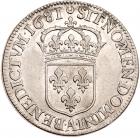 France. 1/2 Ecu, 1681-A Choice EF - 2