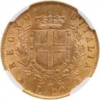 Italy. 20 Lire, 1873 M BN NGC AU58 - 2