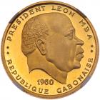 Gabon. 25 Francs, 1960 NGC PF66 UC