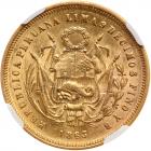 Peru. 5 Soles, 1863-YB NGC MS62 - 2