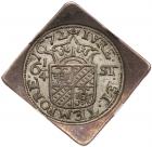 Netherlands: Groningen. 6 1/4 Stuivers Klippe, 1672 NGC MS62