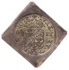 Netherlands: Groningen. 12 1/2 Stuiver Klippe, 1672 NGC AU55