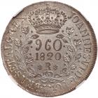 Brazil. 960 Reis, 1820-R NGC MS64