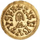 Visigoths. Sisebut, 612-621. Gold Tremissis (1.50 g) Mint State