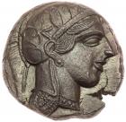 Attica, Athens. Silver Tetradrachm (16.93 g), ca. 454-404 BC Nearly Mint State