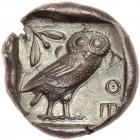 Attica, Athens. Silver Tetradrachm (16.93 g), ca. 454-404 BC Nearly Mint State - 2