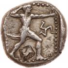 Pamphylia, Aspendos. Silver Stater (10.69 g), ca. 420-410 BC Choice VF - 2