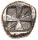 Boiotia, Orchomenos. Silver Obol (0.91 g), ca. 525-500 BC EF - 2