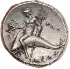 Calabria, Taras. Silver Nomos (6.47 g), ca. 272-240 BC Superb EF - 2