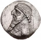 Parthian Kingdom. Mithradates II. Silver Drachm (3.59 g), 121-91 BC EF