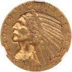 1911-S $5 Indian NGC AU50