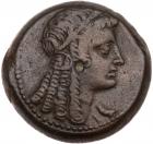 Ptolemaic Kingdom. Ptolemy VI Philometor. AE 28 mm (14.86 g), second reign, 163-