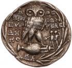 Attica, Athens. Silver Tetradrachm (16.61 g), ca. 165-42 BC VF - 2