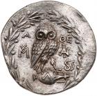 Attica, Athens. Silver Tetradrachm (16.80 g), ca. 165-42 BC VF - 2