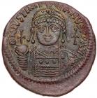 Justinian I. AE Follis (21.58 g), 527-565 EF