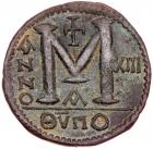 Justinian I. AE Follis (21.58 g), 527-565 EF - 2