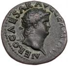 Nero. AE As (10.27 g), AD 54-68 Choice VF