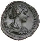 Lucilla, daughter of Marcus Aurelius. AD 161-169. AE Sestertius (24.3g), minted