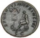 Trajan, AD 98-117. AE Sestertius (22.9g), minted at Roma, AD 103-111 Choice VF - 2