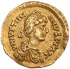 Ostrogoths in Italy, Athalaric, c. 526-534. Gold Tremissis (1.45 g) minted in th