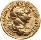 Trajan. Gold Aureus (7.05 g), AD 98-117 Choice VF