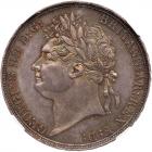 Great Britain. Crown, 1822 NGC MS63