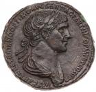 Trajan. AE Sestertius (25.45 g), AD 98-117 Sharpness of EF