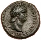 Nero, AD 54-68. AE Sestertius (26.48g) VF