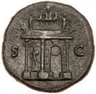 Nero, AD 54-68. AE Sestertius (26.48g) VF - 2