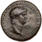 Nero, AD 54-68. AE Sestertius (27.4g) Fine to VF