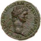 Domitian, AD 81-96. AE Sestertius (22.19g) VF