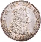 Italian States: Tuscany. Tollero, 1698 (Livorno) NGC AU58