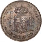 Spain. Peseta, 1893 (93) PGL NGC MS61 - 2