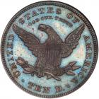 1862 Pattern $10. J-298 NGC graded Proof 65BN - 2