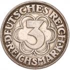 Germany. 3 Reichsmark, 1927-A EF - 2