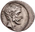 Q. Servilius Caepio Brutus. Silver Denarius (3.99 g), 54 BC EF - 2