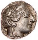 Attica, Athens. Silver Tetradrachm (17.16 g), ca. 454-404 BC Superb EF