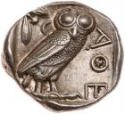 Attica, Athens. Silver Tetradrachm (17.16 g), ca. 454-404 BC Superb EF - 2