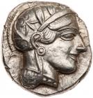 Attica, Athens. Silver Tetradrachm (17.16 g), ca. 454-404 BC Nearly Mint State